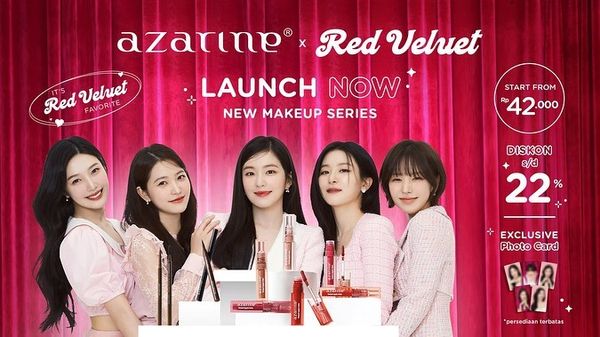 Kolaborasi Dengan Red Velvet, Brand Kosmetik Azarine Luncurkan Make Up Series