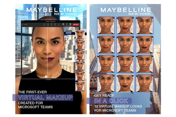 Ingin Jadi Beauty Tech Powerhouse, Maybelline Luncurkan 12 AI Makeup Filter di Microsoft Team!